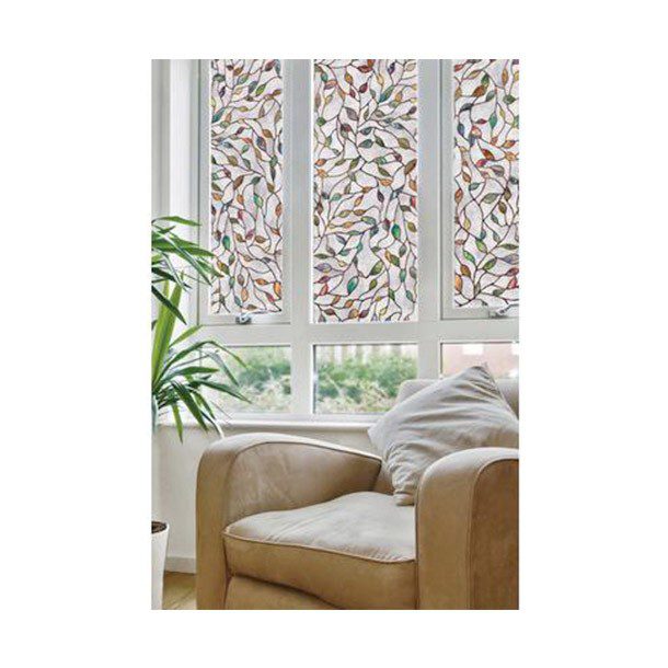 HOJA DECORATIVA VENTANA HOJAS 60.9 X 91.4 CM ARTSCAPE