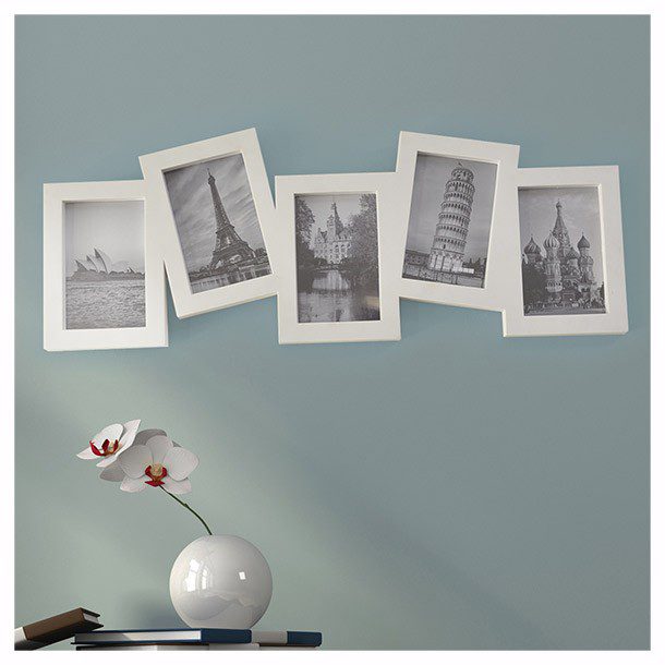 PORTARRETRATOS 5 FOTOS BLANCO BETTER PLACE