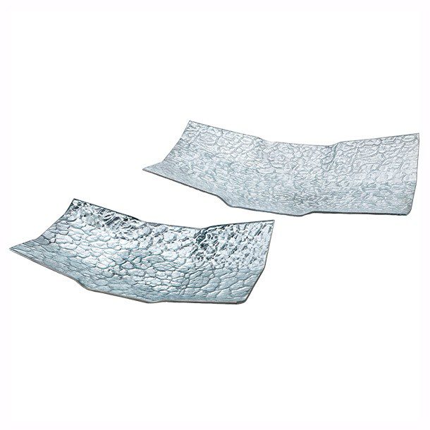 SET 2 PLATONES PLATA BETTER PLACE