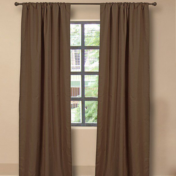 CORTINA BROOKE CHOCOLATE 1.06X1.60 M PERFECT HOME