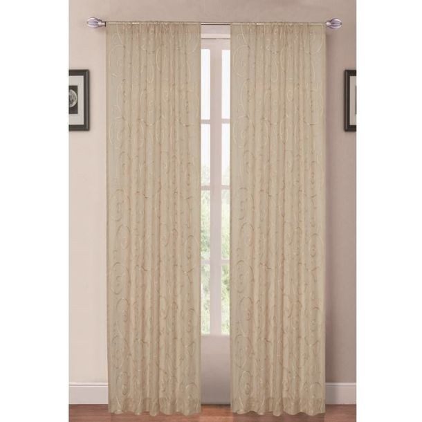 CORTINA TERGAL DECO GRIS 127X213CM PERFECT HOME