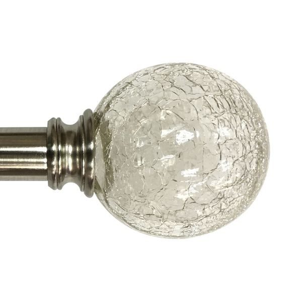 SET CORT ESFERA CRISTAL CORTADO 1.9 .91-1.67 M NICKEL HOME DECORATORS COLLECTION