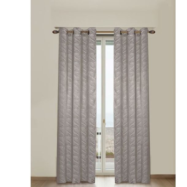 CORTINA GR VIENA GRIS 106X213CM PERFECT HOME