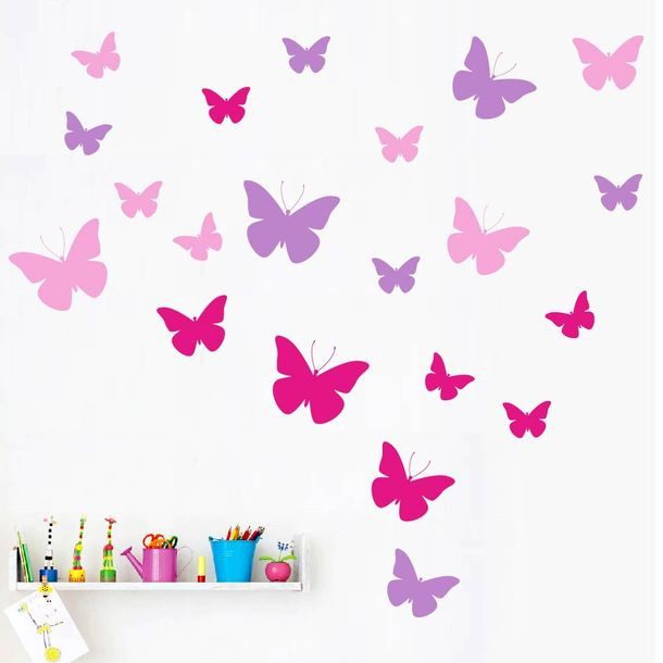 VINIL STANDAR NIÑA MARIPOSAS LUMIK