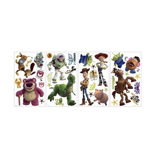 STICKER TOY STORY 3 45.7X101.6 CM 33 PZS DISNEY