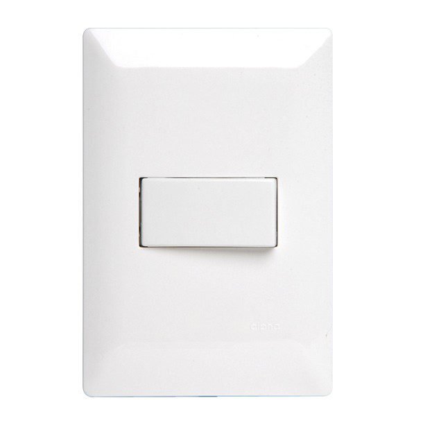 APAGADOR SENCILLO CON PLACA BCO