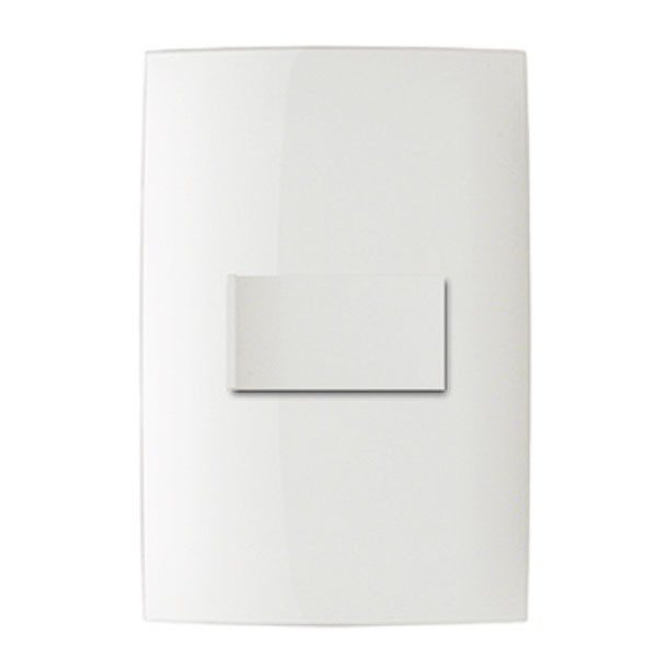 APAGADOR SENCILLO CON PLACA BLANCO