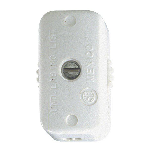 INTERRUPTOR DE PASO PARA CABLE CAL16 BLANCO