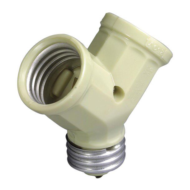 PORTALÁMPARA DE SENCILLO A DOBLE