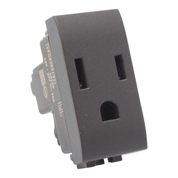 TOMACORRIENTE PROTEGI C NEGRO ANTRACITA