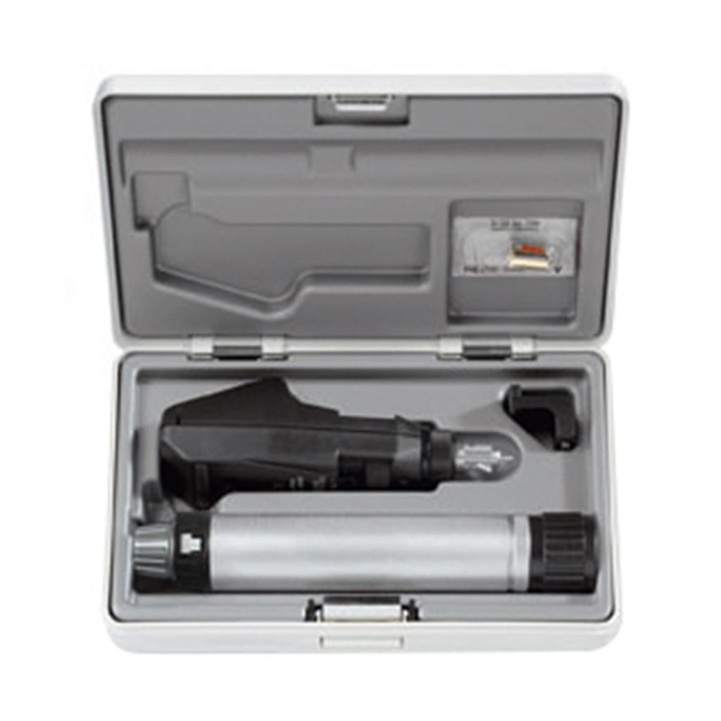 Retinoscopio de Franja Heine 3.5V NiMH con Mango Recargable Beta R para toma de red