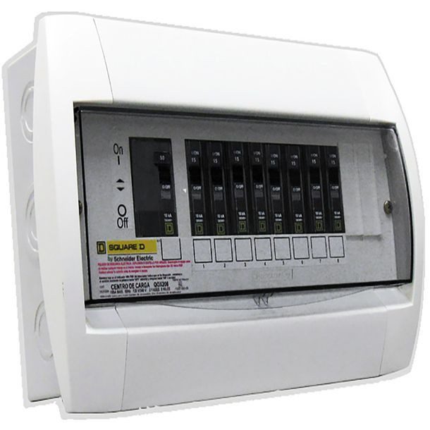 CENTRO DE CARGA QOX 2+8 POLOS 100A