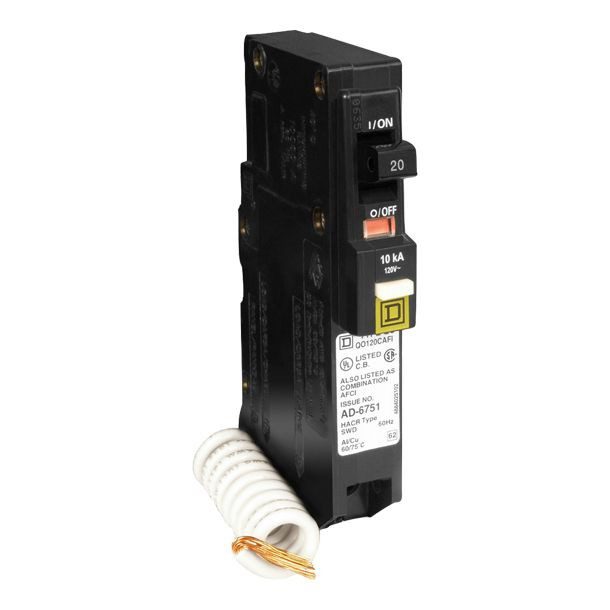 INTERRUPTOR QO 1P 20A. FALLA DE ARCO