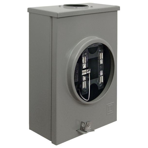 BASE PARA MEDIDOR 5 MORDAZAS 1F/2F 100A