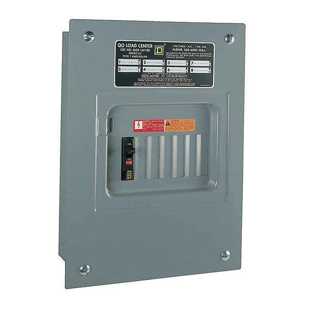 CENTRO DE CARGA 8P 100A. 1F. DE EMPOTRAR