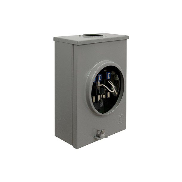 BASE PARA MEDIDOR TRIFÁSICA. 7 MORDAZAS.