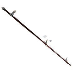 CORTINERO AJUSTABLE NOGAL Y LATÓN 1/2"