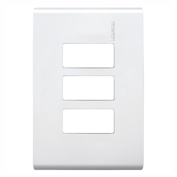 PLACA 3 MODULO RESTYLE BLANCA MODUS