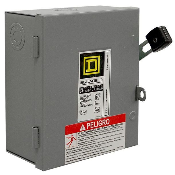 INTERRUPTOR DE SEGURIDAD 3 POLOS 30 A