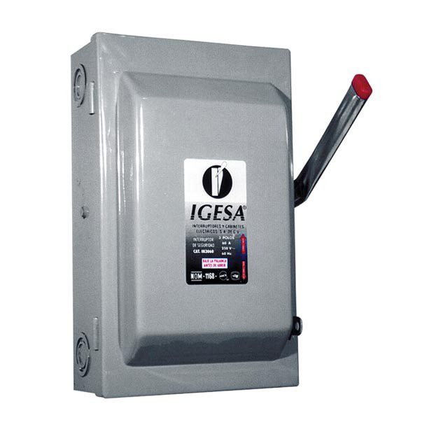 INTERRUPTOR DE SEGURIDAD 60 AMP 3 POLOS
