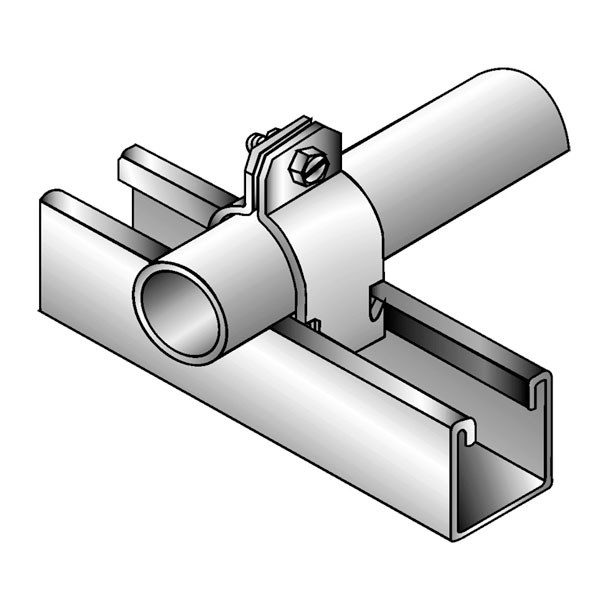 ABRAZADERA UNICANAL 1/4" 3PZ