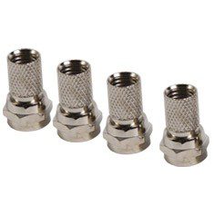 CONECTORES 4 TIPO F -RG6 DE ENROSCAR