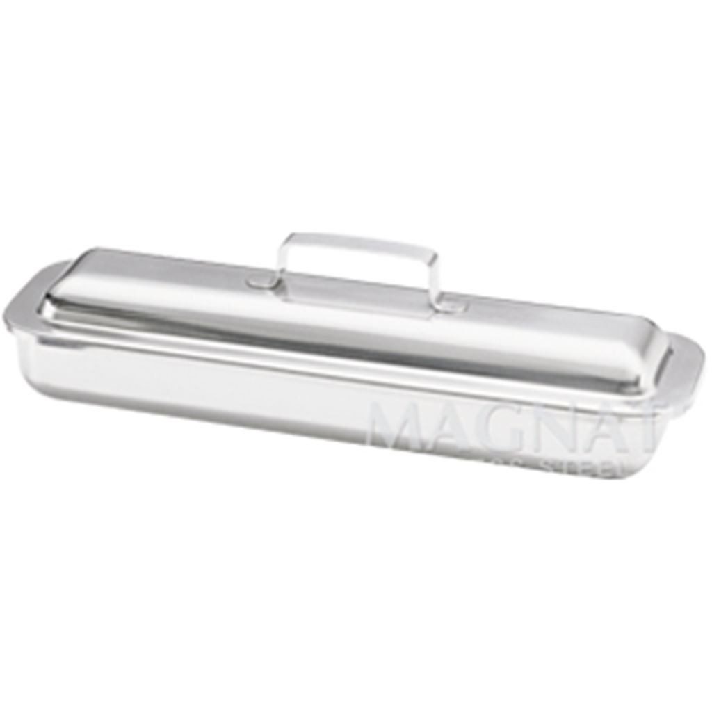 CHAROLA PARA CATÉTER E INSTRUMENTAL CON TAPA 320 X 95 X 50 MM