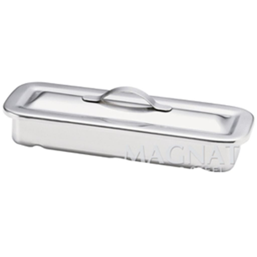 CHAROLA PARA CATÉTER E INSTRUMENTAL CON TAPA 219 X 81 X 35 MM