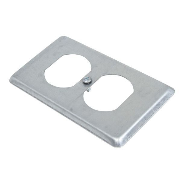 TAPA PARA CAJA CHALUPA CON SALIDA PARA CONTACTO DUPLEX