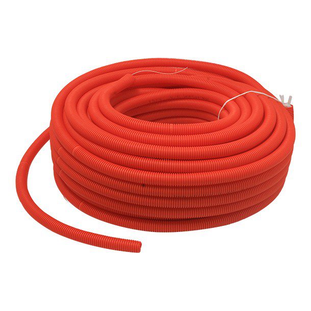 POLIFLEX NARANJA DE 3/4" CON GUÍA 5 METROS