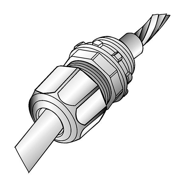 S CGP 12 CONECTOR GLANDULA NYLON 1/2"
