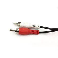 CABLE CON 2 PLUGS RCA A 1 PLUG