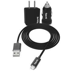 CABLE CARGADOR C/ADAPTADOR AUTO CASA