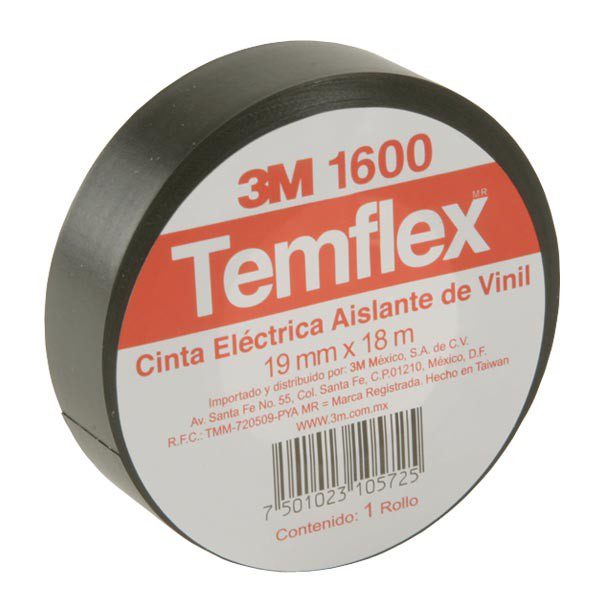 3M SCOTCH CINTA ELÉCTRICA DE VINIL SUPER 33 18 MM X 20 M