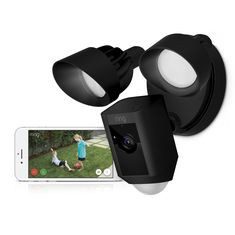 CÁMARA DE SEGURIDAD EXTERIOR CON REFLECTORES