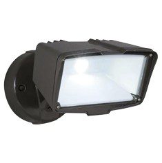 LUMINARIO SEGURIDAD LED CON REFLECTOR COLOR BRONCE