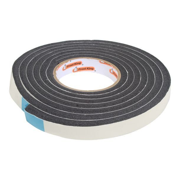 CINTA DE ESPUMA NEGRA PARA SELLAR PUERTAS KING