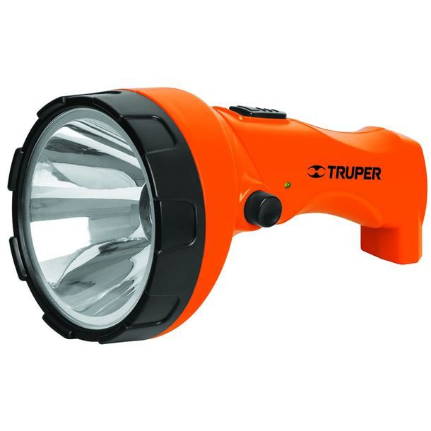 LINTERNA RECARGABLE 9 LEDS NARANJA TRUPER