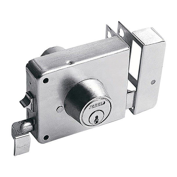 CERRADURA SOBREPONER 175 MONTAFACIL DERECHA GRIS