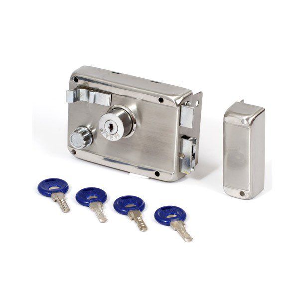 CERRADURA SOBREPONER MONTHARD 180 CORREDIZA IZQUIERDA ACERO