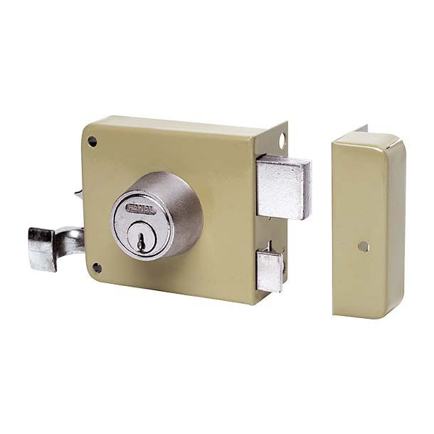 CERRADURA SOBREPONER 175 MONTAFACIL IZQUIERDA BEIGE
