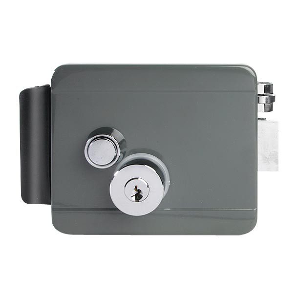 CHAPA ELÉCTRICA REVERSIBLE CON PULSADOR