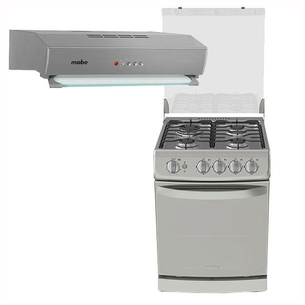 COMBO ESTUFA Y CAMPANA MABE