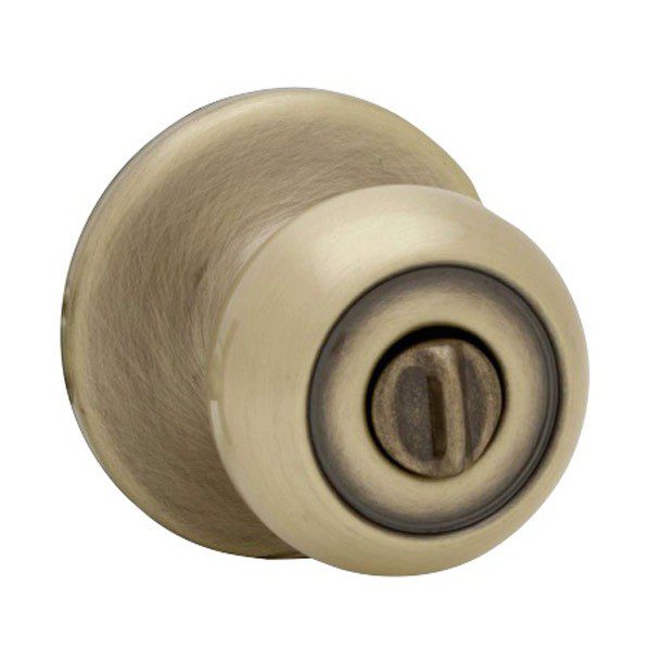 CERRADURA TIPO POMO COPA NÍQUEL SATINADO