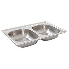 FREGADERO DOBLE 83.82X55.88X15.24 CM