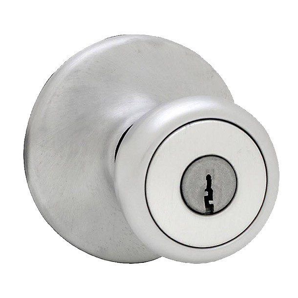 CERRADURA TIPO POMO TYLO LATÓN ANTIGUO