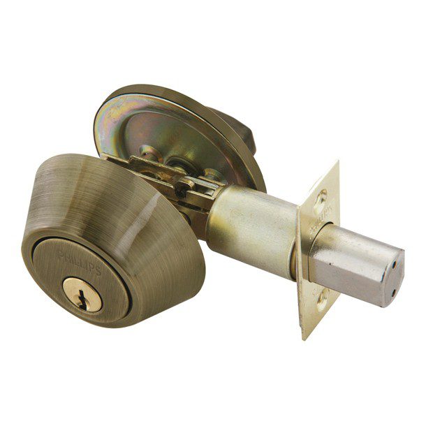 CERROJO LLAVE-MARIPOSA LATON ANTIGUO