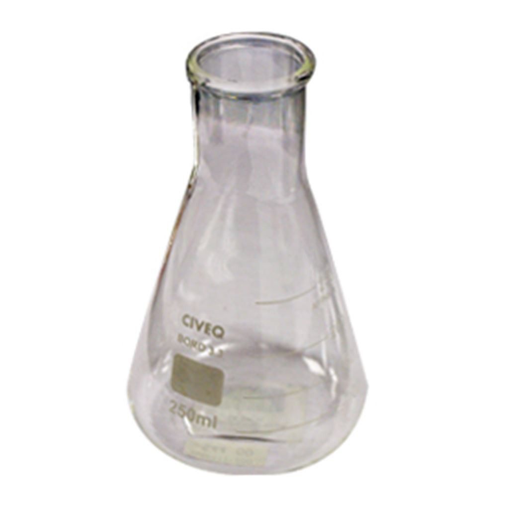 MATRAZ ERLENMEYER GRADUADO DE 250 ML