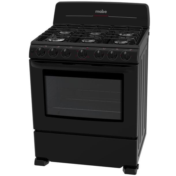 ESTUFA DE PISO 30'' NEGRO MABE