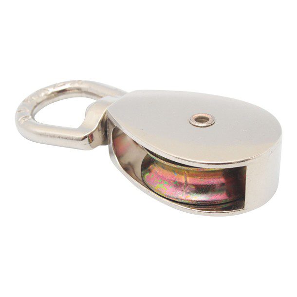 POLEA GIRATORIA SENCILLA VEKER 1-1/4" GAVANIZADA